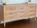 Vintage Natural Wood Dresser