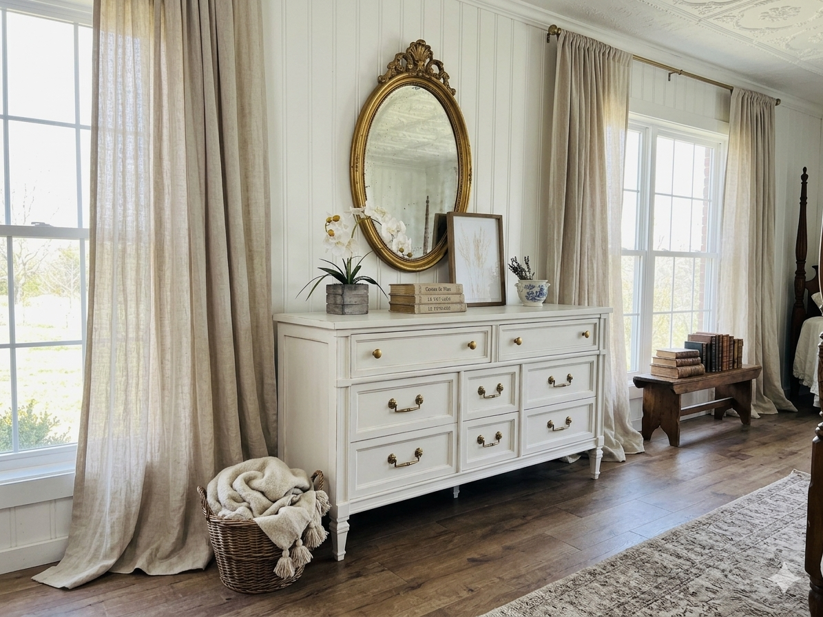 Vintage Bassett 8-Drawer Dresser