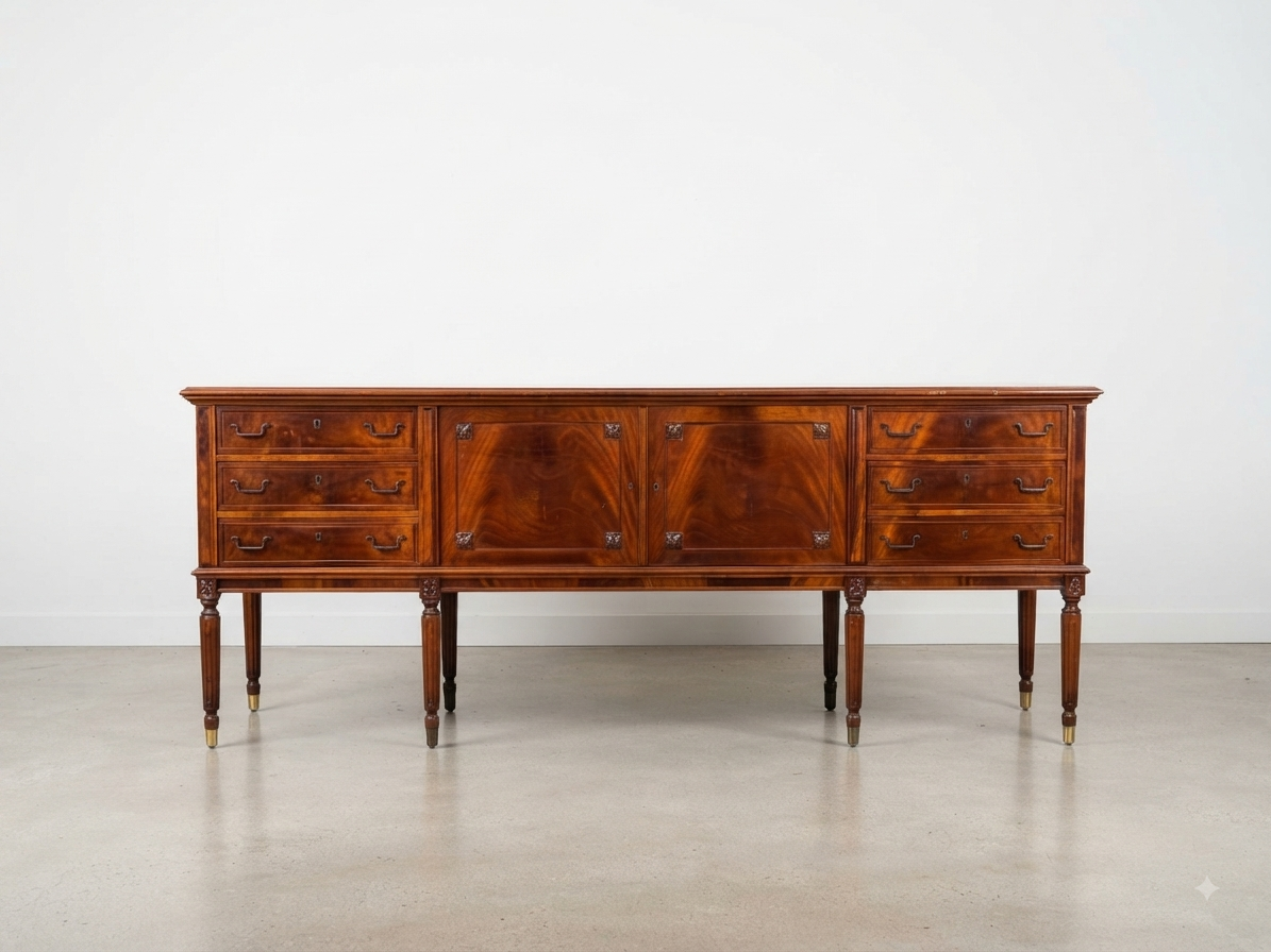 An Exceptional Danish Mahogany Sideboard by Farre Møbelfabrik, Circa 1970s