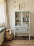 Vintage sage green Cabinet II