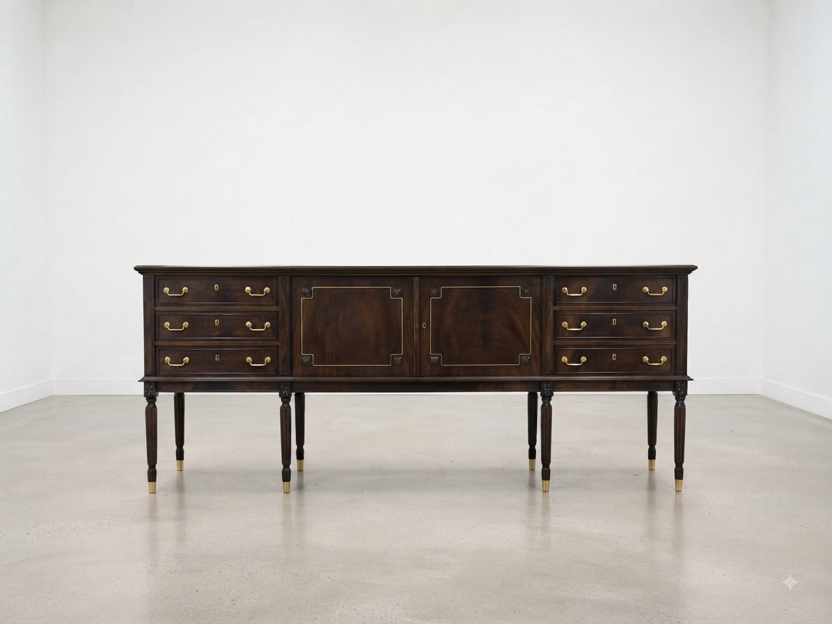 An Exceptional Danish Mahogany Sideboard by Farre Møbelfabrik, Circa 1970s