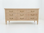Vintage Natural Wood Dresser