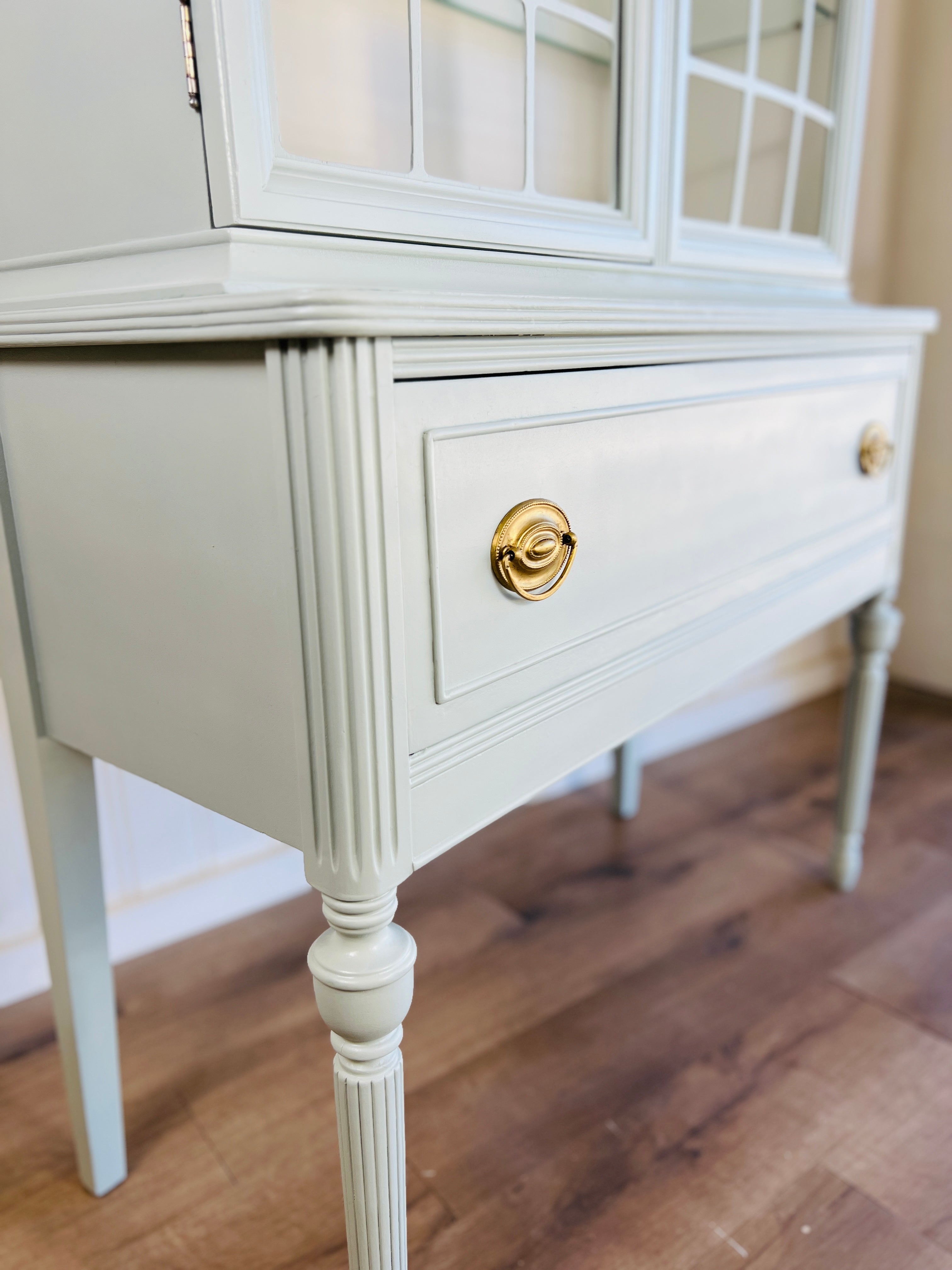 Vintage sage green Cabinet II