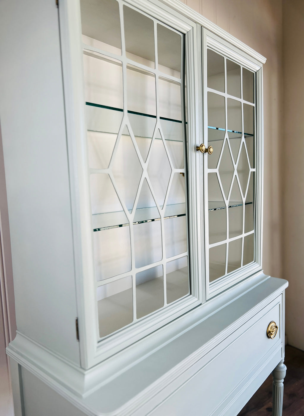 Vintage sage green Cabinet II