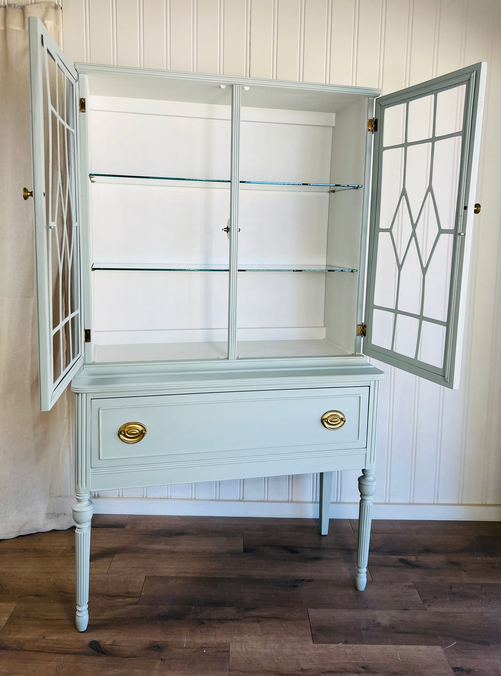 Vintage sage green Cabinet II