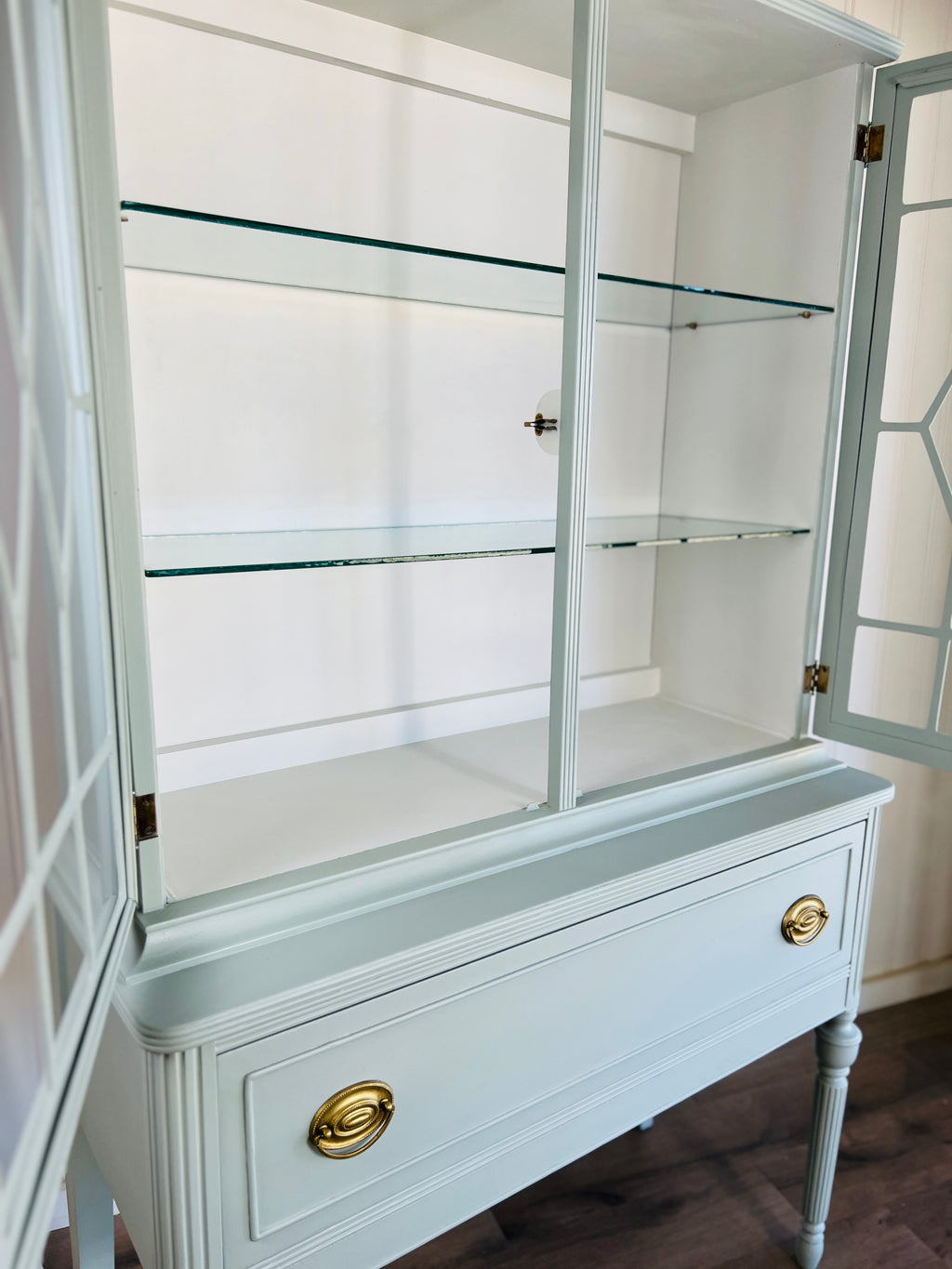 Vintage sage green Cabinet II