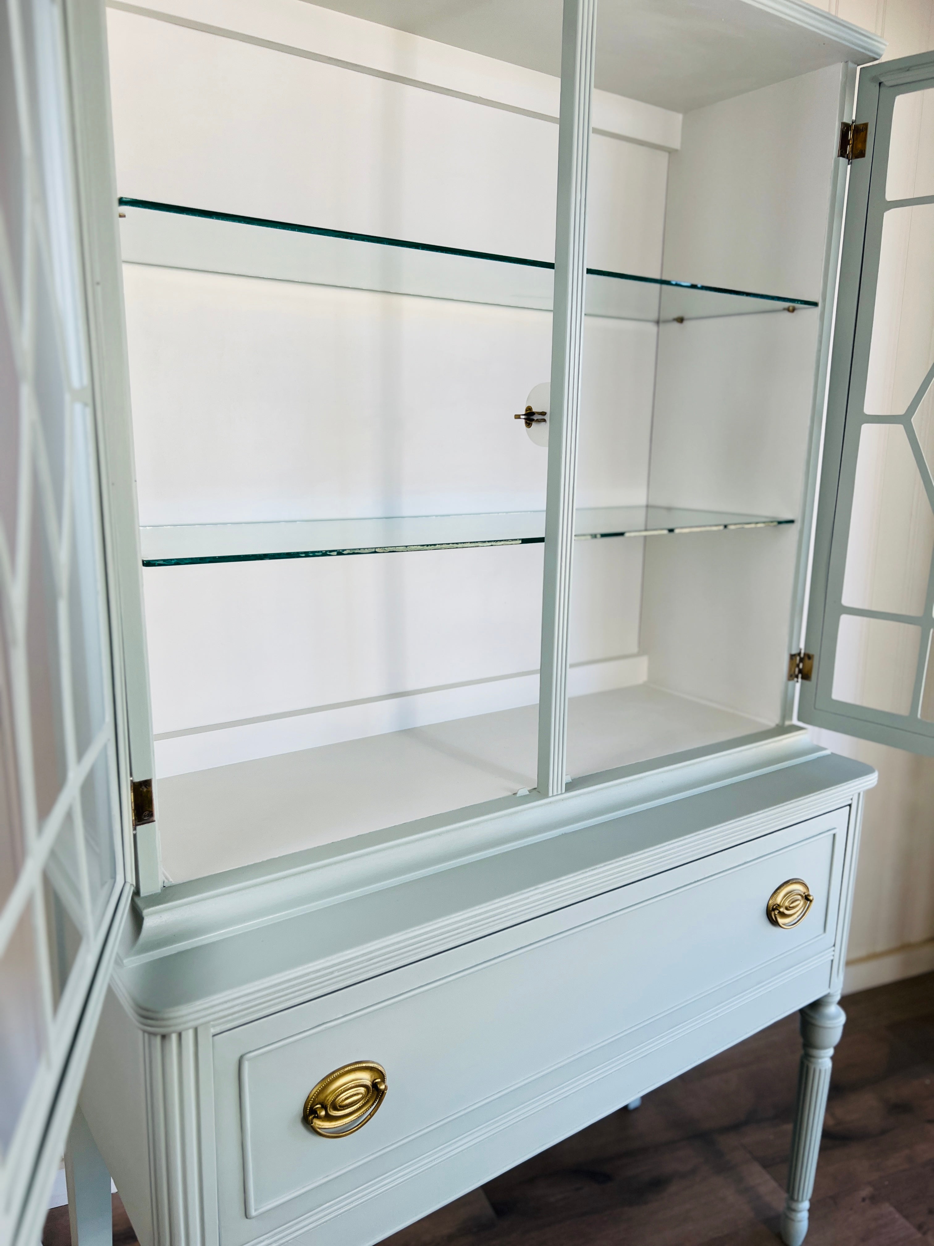 Vintage sage green Cabinet II