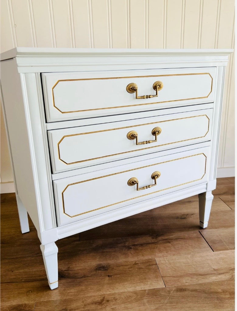 Vintage Dixie French Provincial Nightstands
